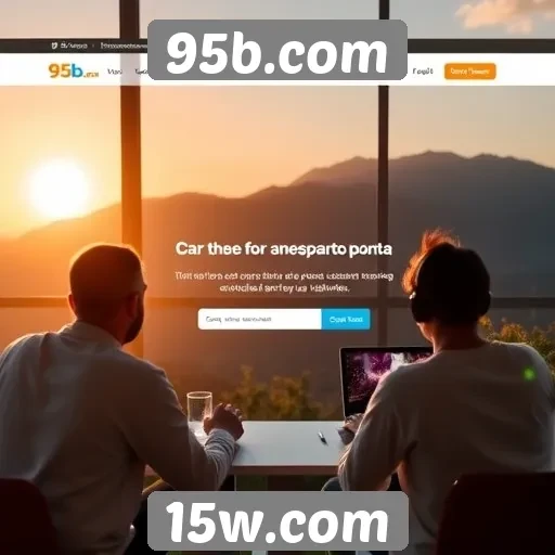 Experiência do usuário no site 95b.com